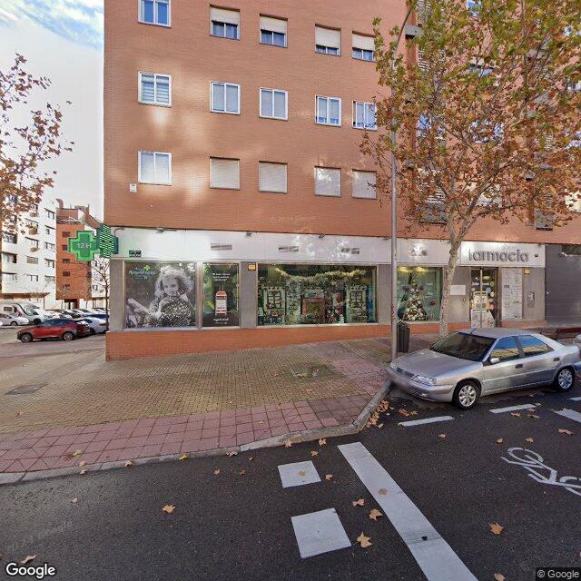 Street view near Farmacia in Madrid