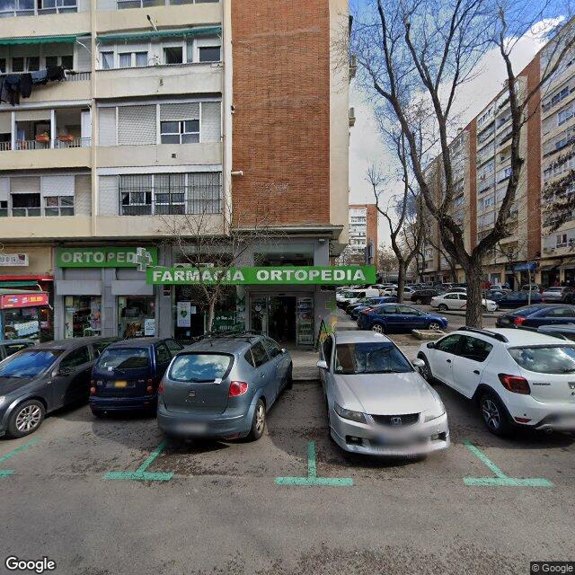 Street view near Farmacia in Madrid