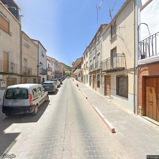 Street view near Farmacia in Spain