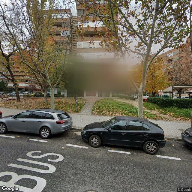 Street view near Farmacia in Madrid