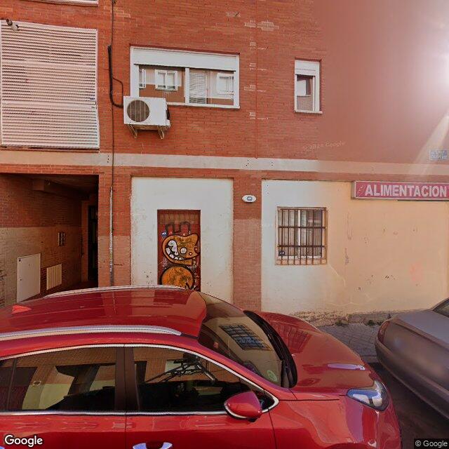 Street view near Farmacia in Madrid