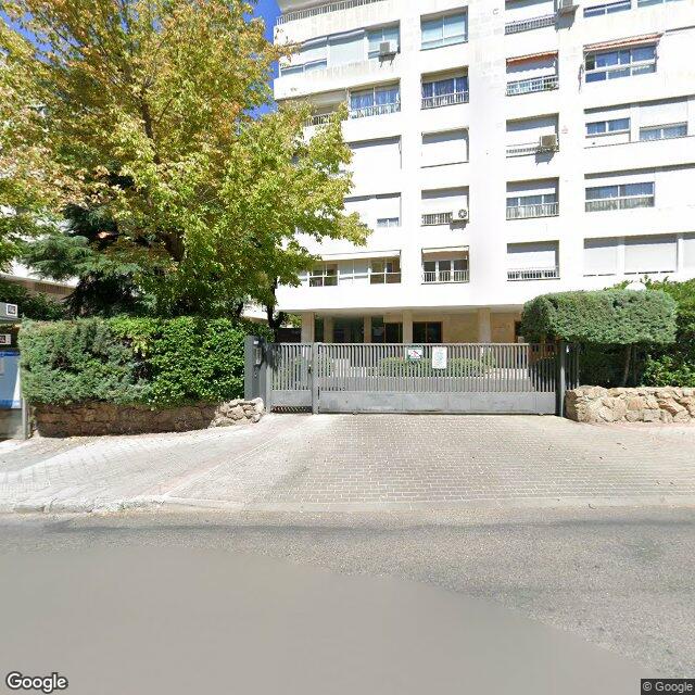 Street view near Farmacia in Madrid