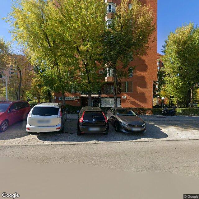 Street view near Farmacia in Madrid