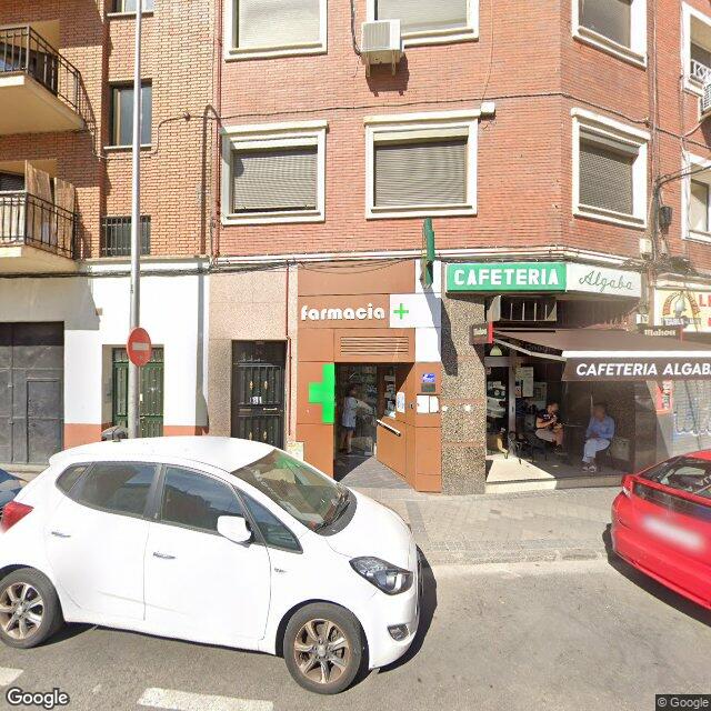 Street view near Farmacia in Madrid