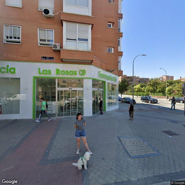 Street view near Farmacia in Madrid