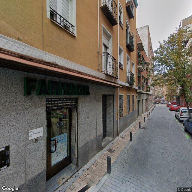 Street view near Farmacia in Madrid