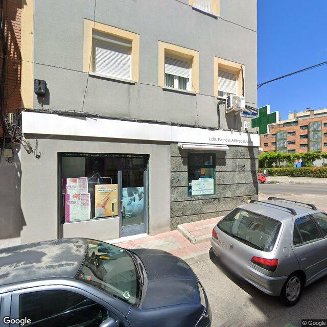 Street view near Farmacia in Madrid