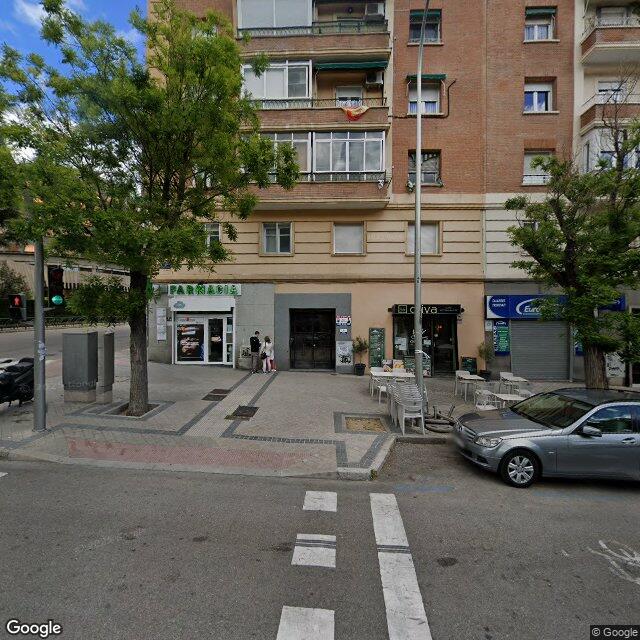 Street view near Farmacia in Madrid