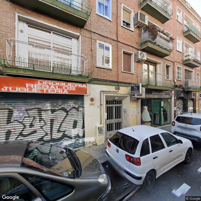 Street view near Farmacia in Madrid