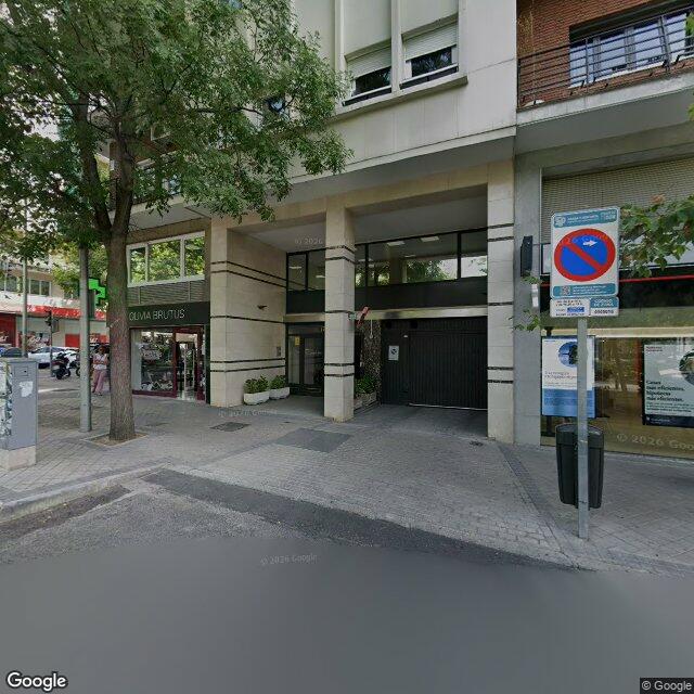 Street view near Farmacia in Madrid