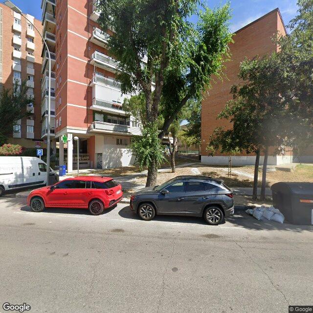 Street view near Farmacia in Madrid