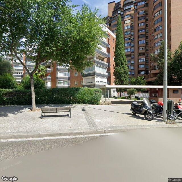Street view near Farmacia in Madrid