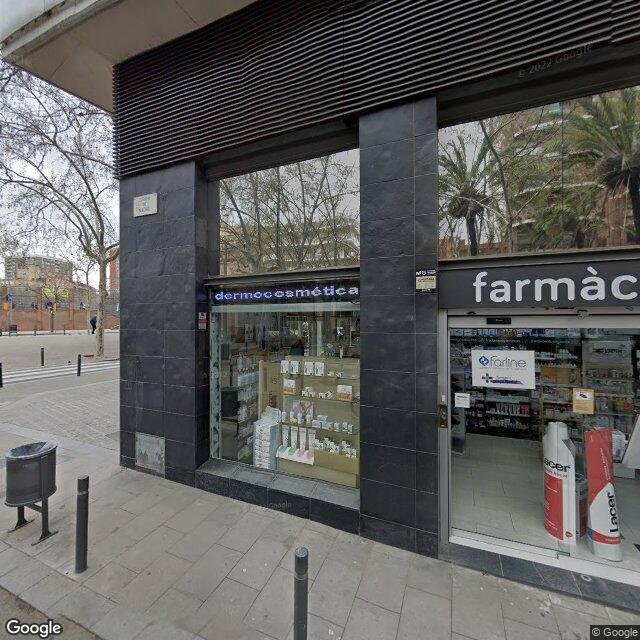 Street view near Farmacia in Barcelona