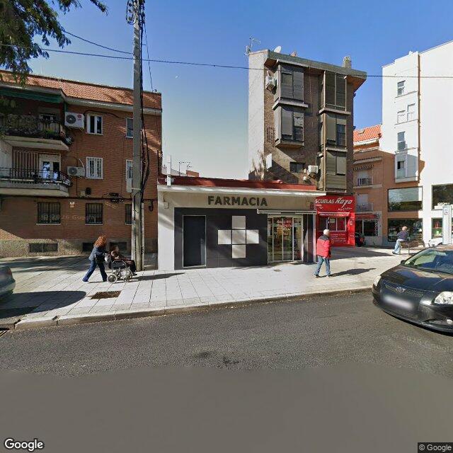 Street view near Farmacia in Madrid