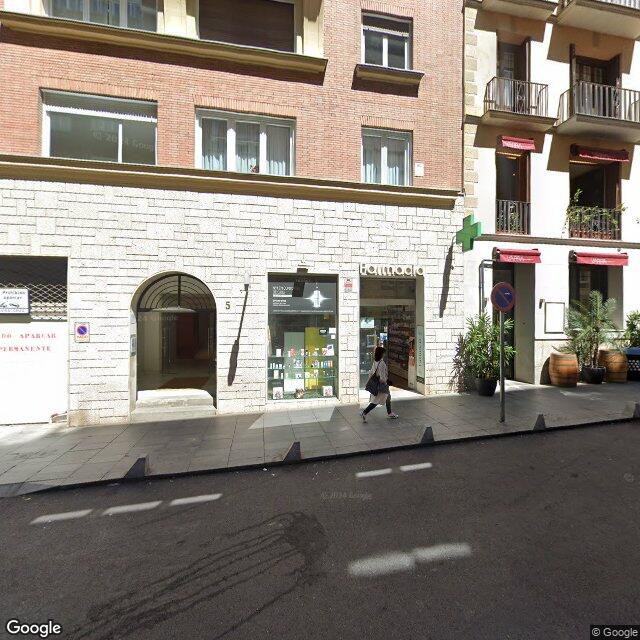 Street view near Farmacia in Madrid