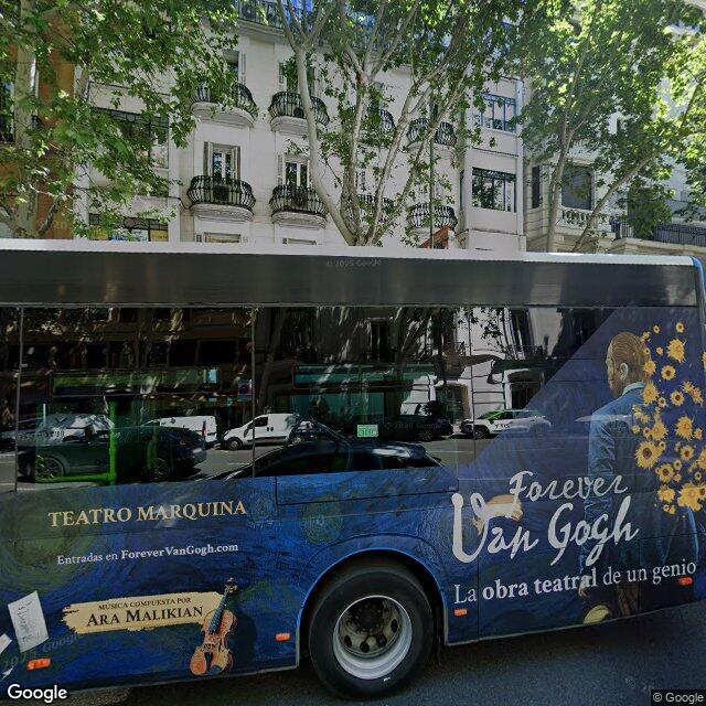 Street view near Farmacia in Madrid