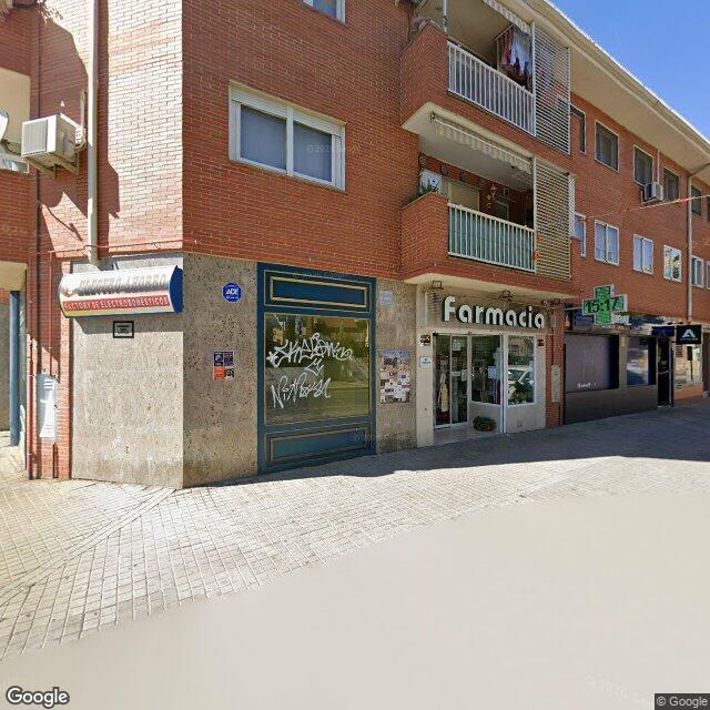 Street view near Farmacia in Madrid