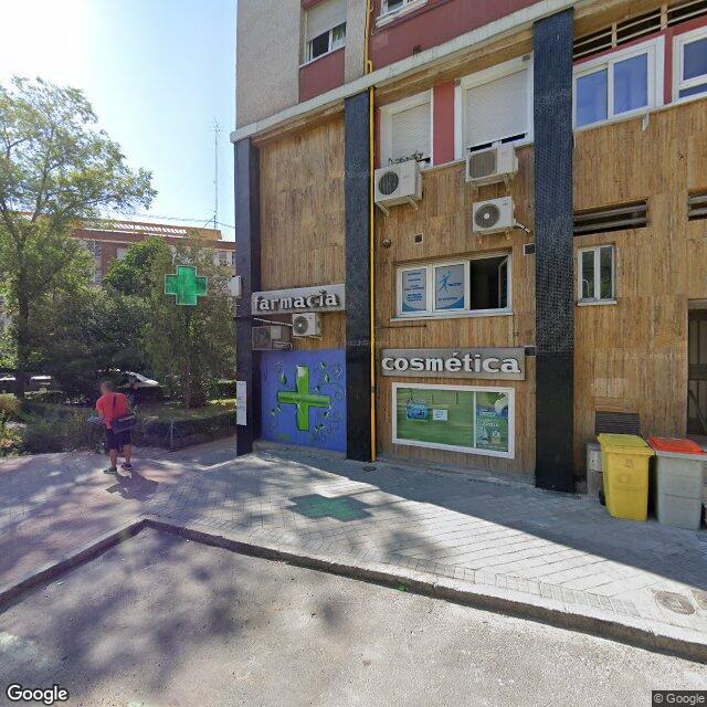 Street view near Farmacia in Madrid