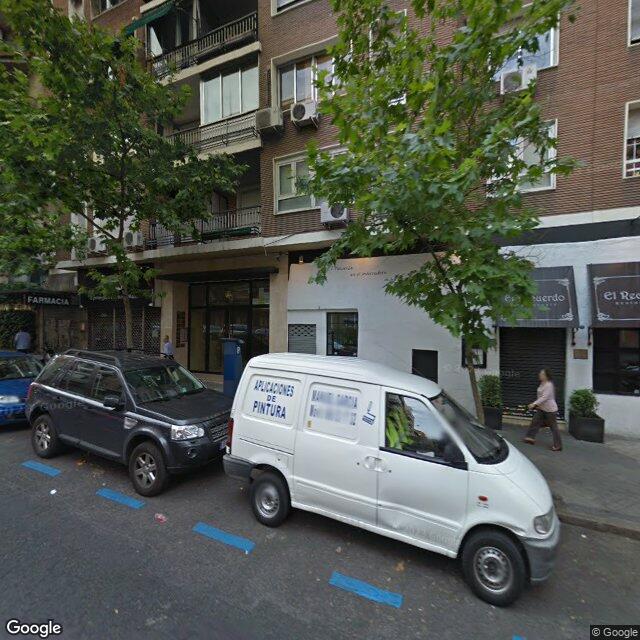 Street view near Farmacia in Madrid