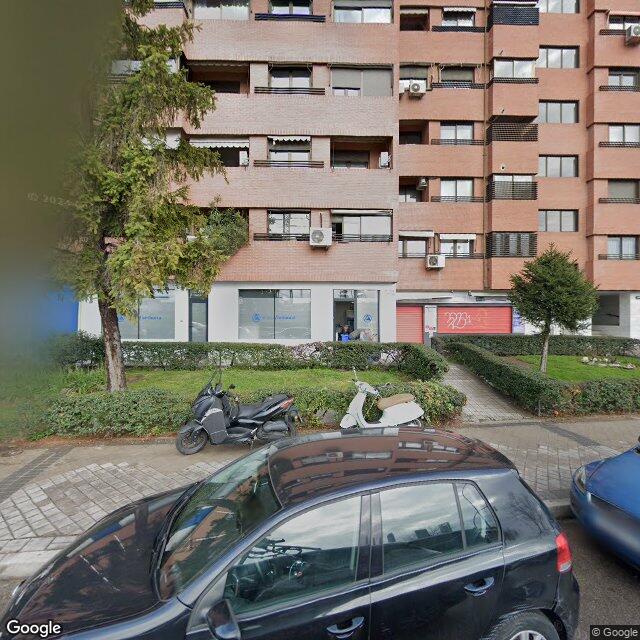 Street view near Farmacia in Madrid