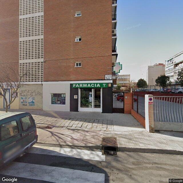 Street view near Farmacia in Madrid