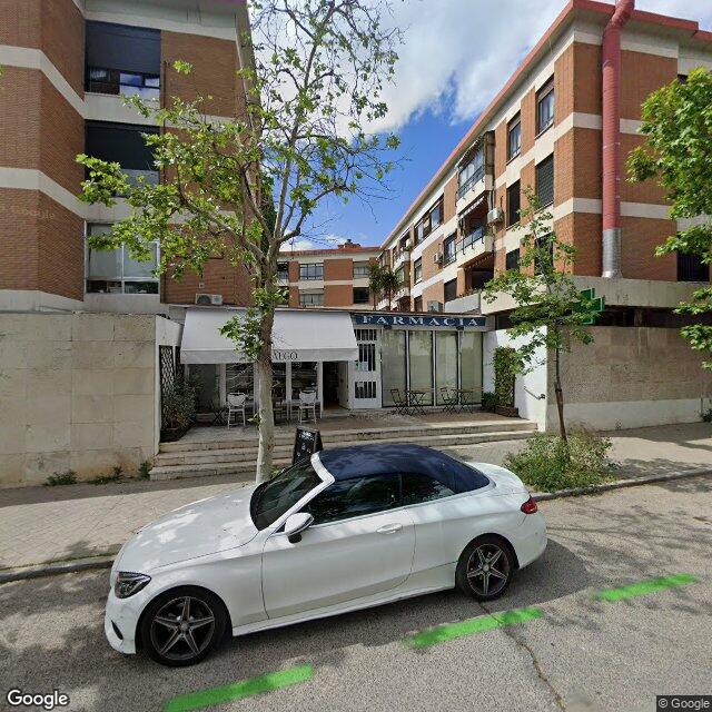 Street view near Farmacia in Madrid