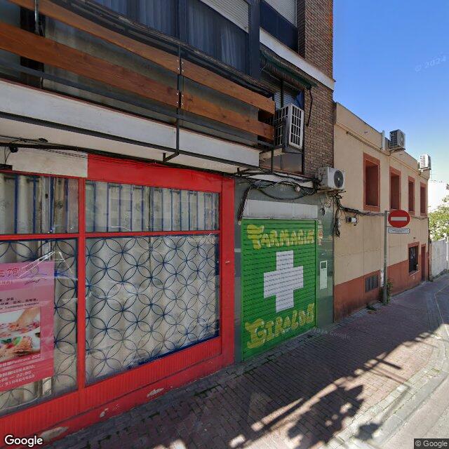 Street view near Farmacia in Madrid