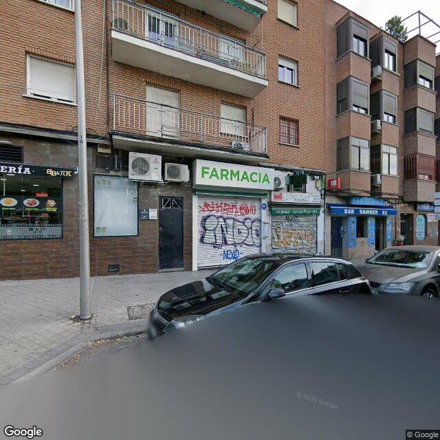 Street view near Farmacia in Madrid