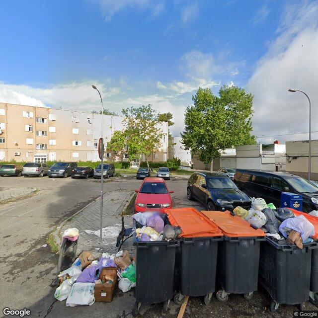 Street view near Farmacia in Madrid