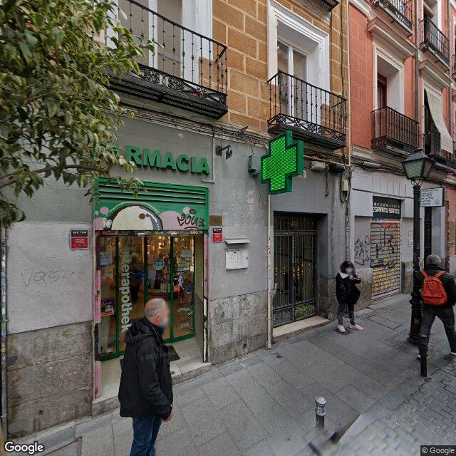 Street view near Farmacia in Madrid