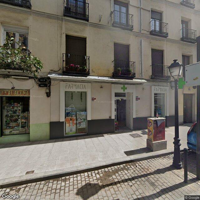 Street view near Farmacia in Madrid