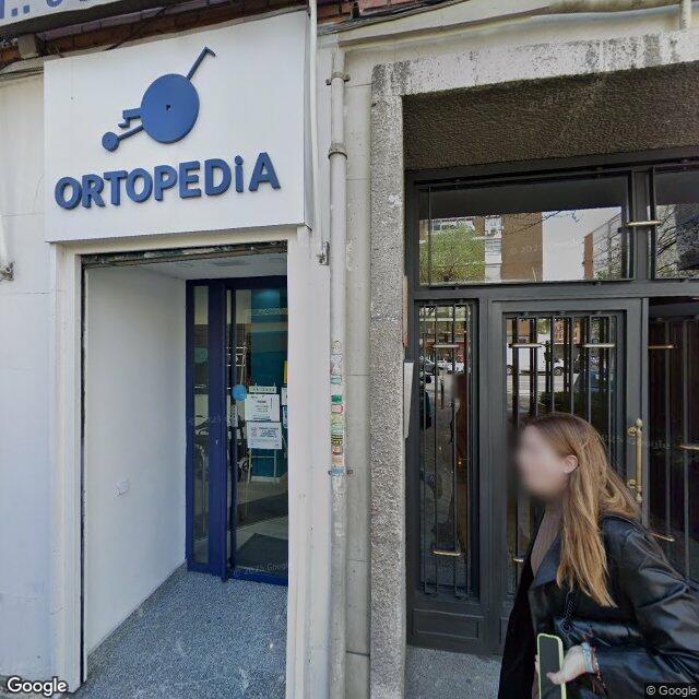 Street view near Farmacia in Madrid