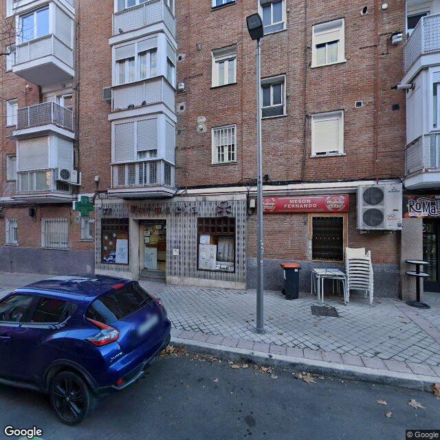 Street view near Farmacia in Madrid