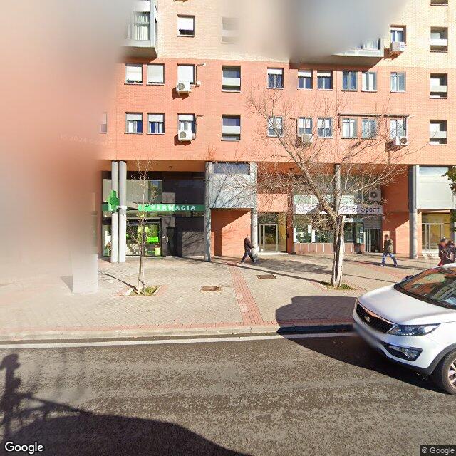 Street view near Farmacia in Madrid