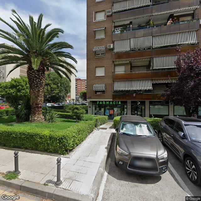 Street view near Farmacia in Spain