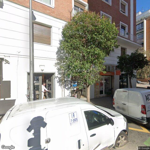 Street view near Farmacia in Madrid
