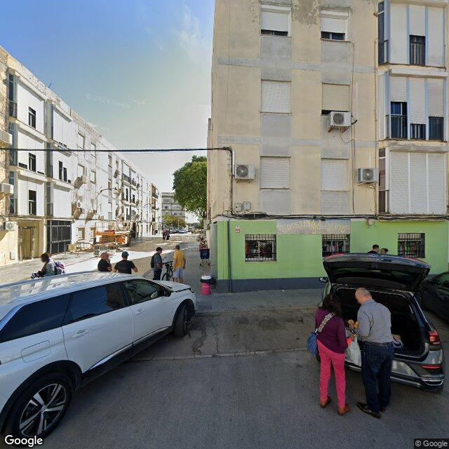 Street view near Farmacia in Spain