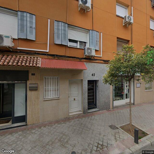 Street view near Farmacia in Madrid