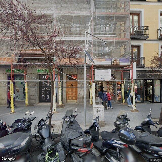 Street view near Farmacia in Madrid