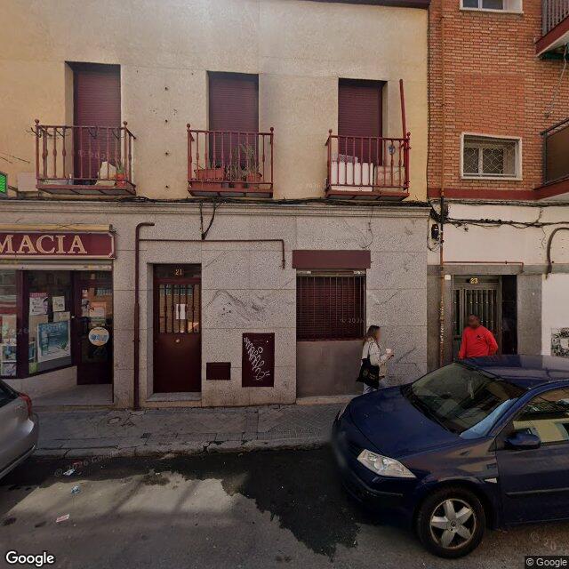 Street view near Farmacia in Madrid