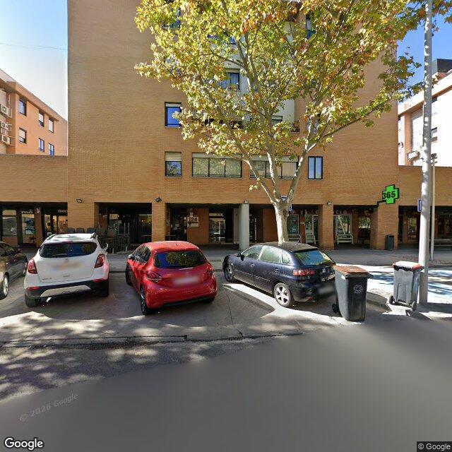 Street view near Farmacia in Madrid