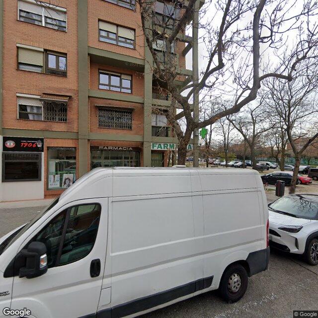 Street view near Farmacia in Madrid