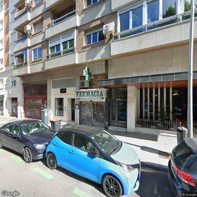 Street view near Farmacia in Madrid