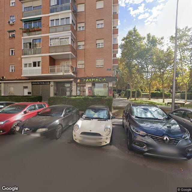 Street view near Farmacia in Madrid