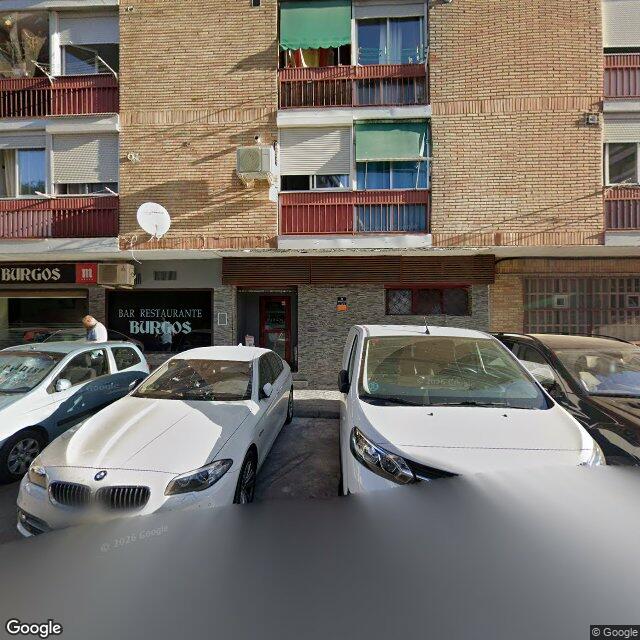Street view near Farmacia in Madrid