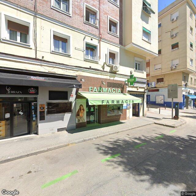 Street view near Farmacia in Madrid