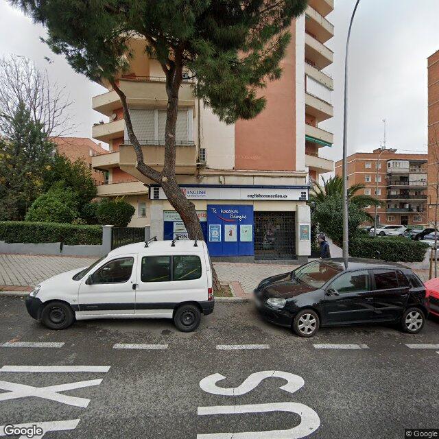 Street view near Farmacia in Madrid