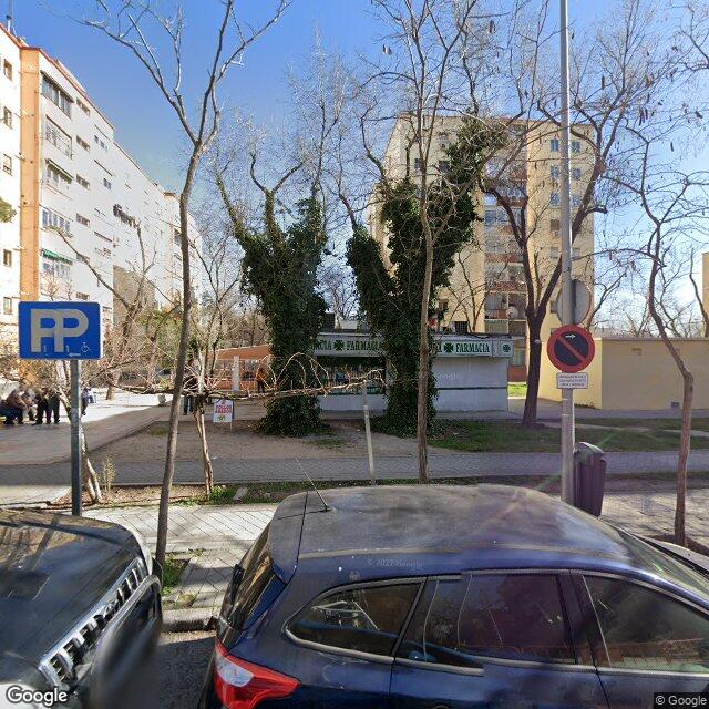 Street view near Farmacia in Madrid