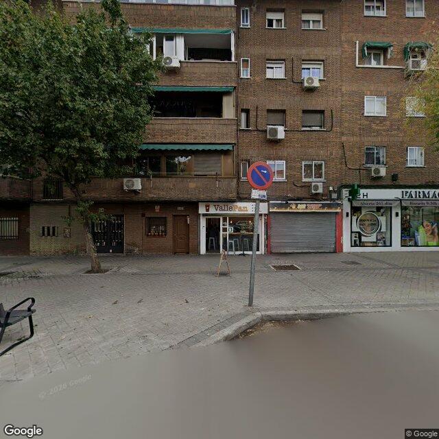 Street view near Farmacia in Madrid