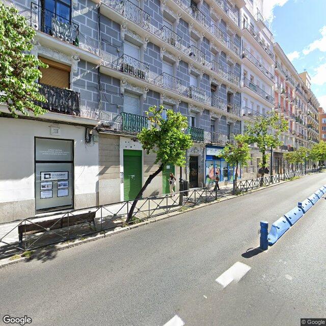 Street view near Farmacia in Madrid